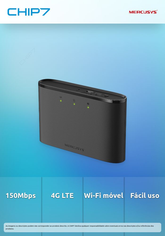 Router MERCUSYS 150Mbps 4G LTE Mobile Wi-Fi