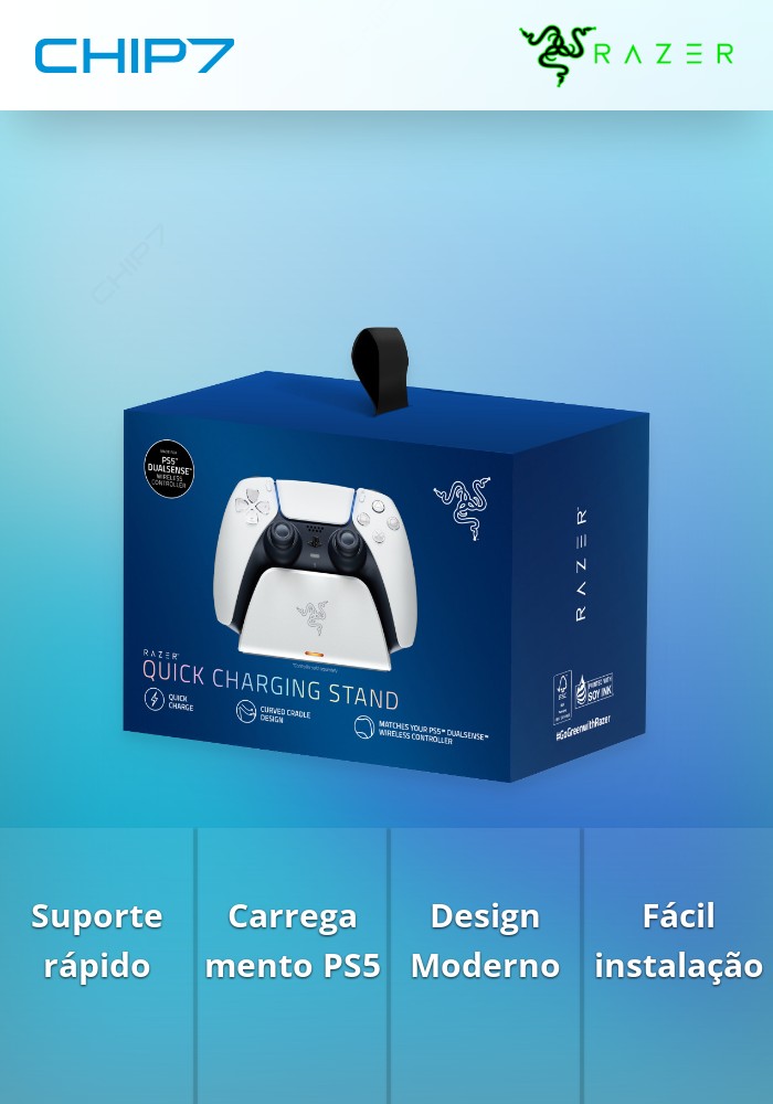 Universal Quick Charging Stand for PlayStation 5 - White