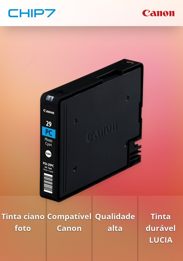 PGI-29 PC - Photo Cyan ink Cartridge