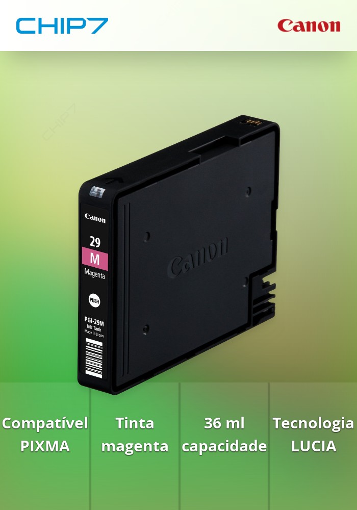 Tinteiro Magenta Canon PGI-29 M