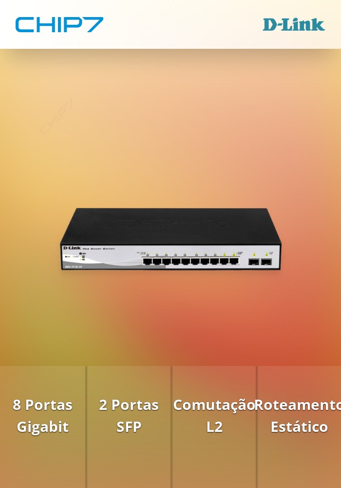 D-LINK SMART SWITCH 10x1000 + 2xCOMBO SFP(FANLESS)