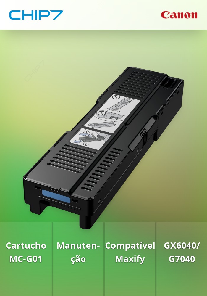 MC-G01 - Maintenance Cartridge - Compativel com Maxify GX6040, G7040, GX6050, GX7050