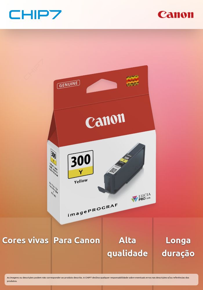 Canon Tinteiro PFI-300 RPO Yellow