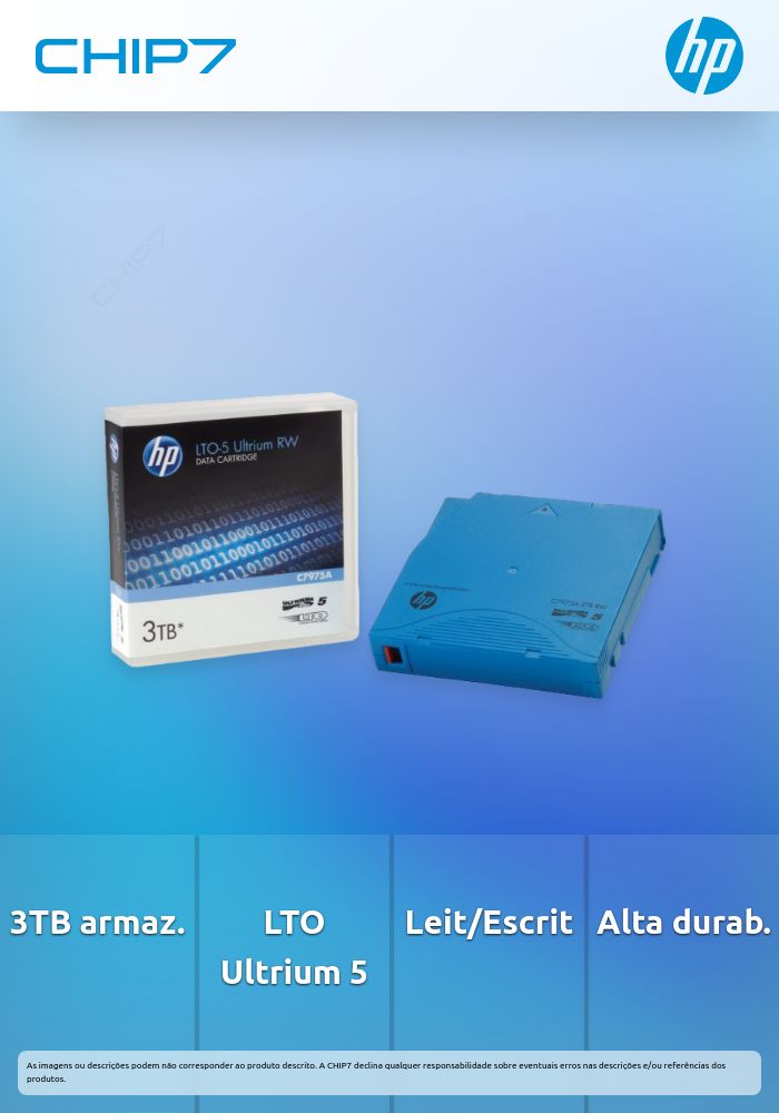 HP LTO5 Ultrium 3TB Read/Write Data Cartridge